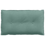 Cuscino per Schiena Verde Mare 80 x 50 cm Tessuto in Cords