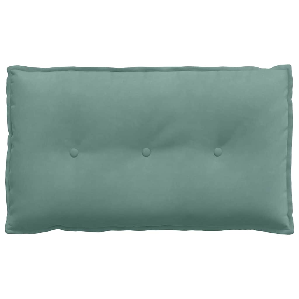 Cuscino per Schiena Verde Mare 80 x 50 cm Tessuto in Cords