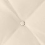 Cuscino per Schiena Beige 80 x 50 cm Tessuto in Microfibra