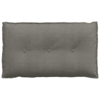 Cuscino per Schiena Grigio chiaro 80 x 50 cm Tessuto in Cords