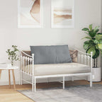 Cuscino per Schiena Grigio chiaro 100 x 19 x 50 cm Tessuto