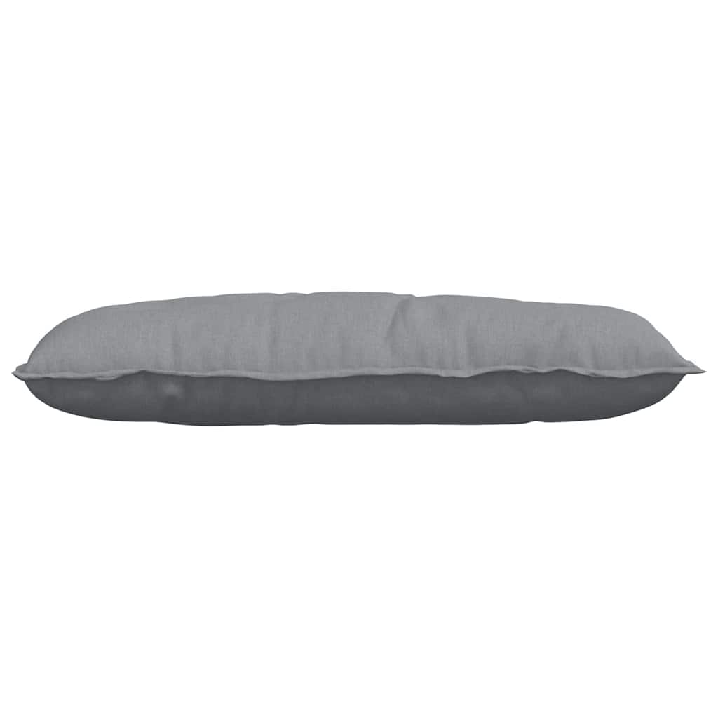 Cuscino per Schiena Grigio chiaro 100 x 19 x 50 cm Tessuto
