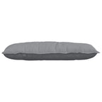 Cuscino per Schiena Grigio chiaro 100 x 19 x 50 cm Tessuto