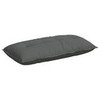 Cuscino per Schiena Grigio scuro 100 x 19 x 50 cm Tessuto
