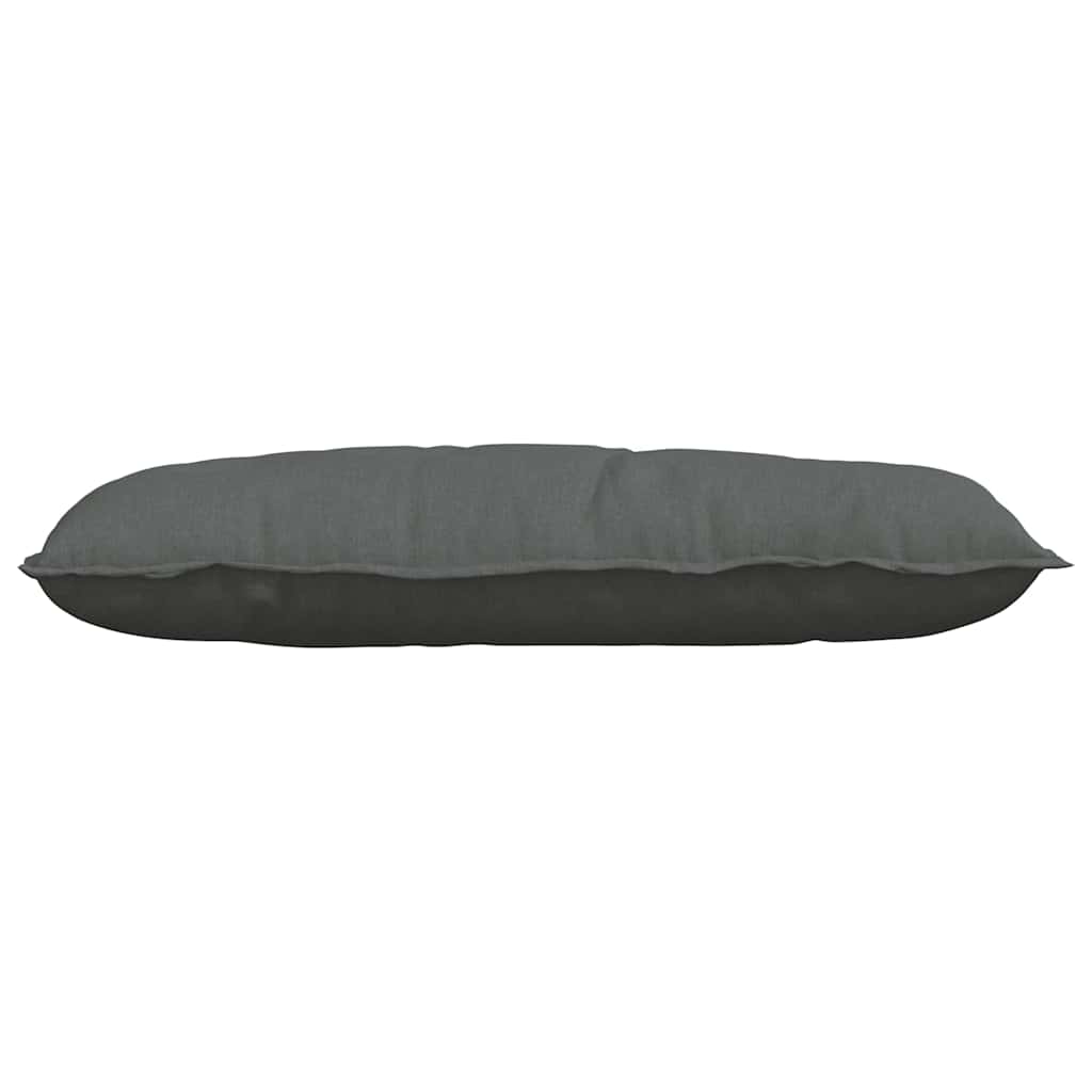 Cuscino per Schiena Grigio scuro 100 x 19 x 50 cm Tessuto