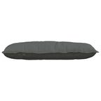 Cuscino per Schiena Grigio scuro 100 x 19 x 50 cm Tessuto