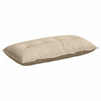 Cuscino per Schiena Crema 100 x 19 x 50 cm Tessuto