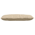 Cuscino per Schiena Crema 100 x 19 x 50 cm Tessuto