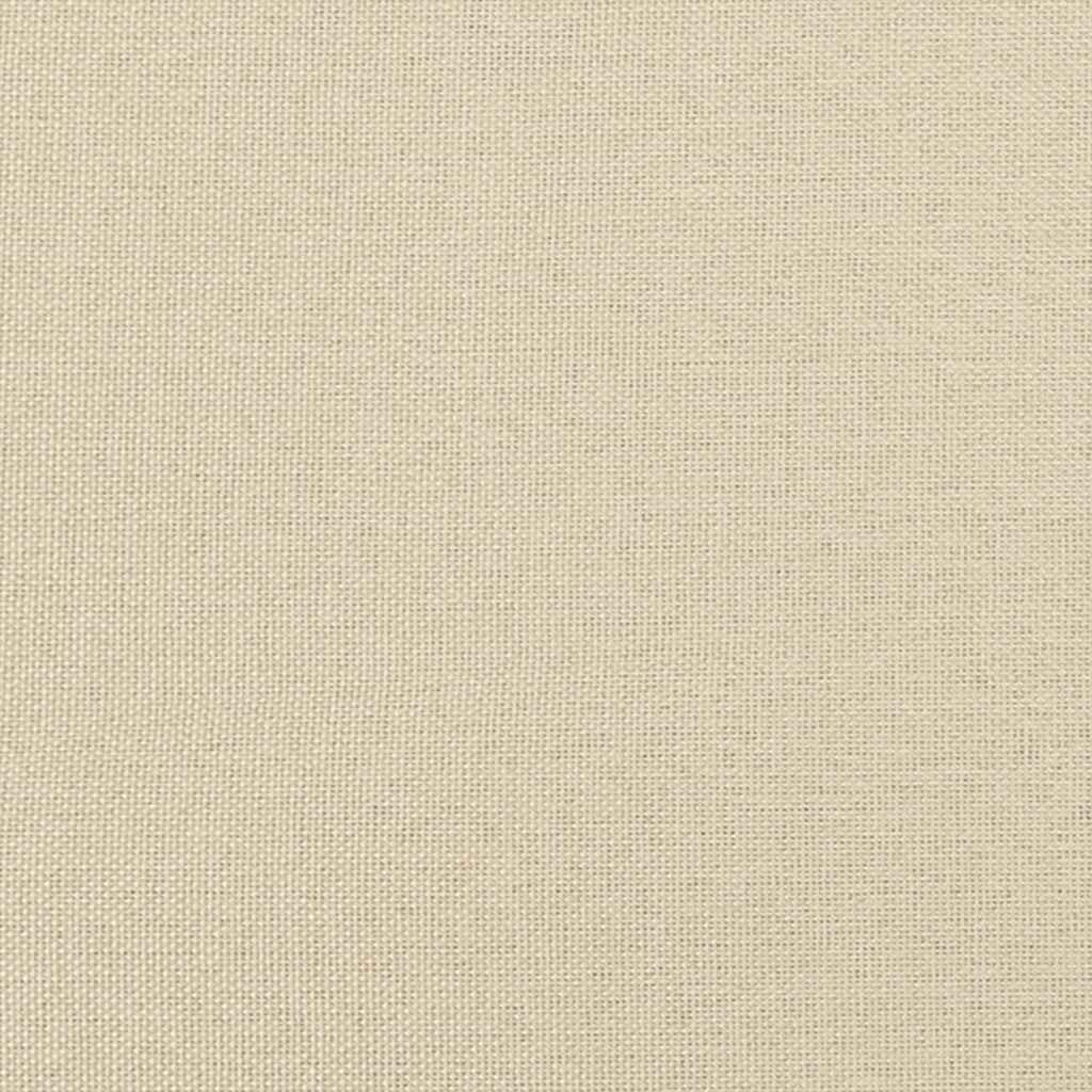 Cuscino per Schiena Crema 100 x 19 x 50 cm Tessuto
