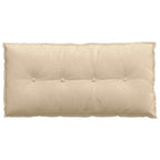 Cuscino per Schiena Crema 100 x 19 x 50 cm Tessuto