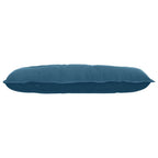 Cuscino per Schiena Blu 100 x 50 cm Tessuto in Cords