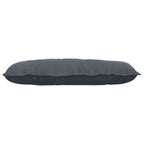 Cuscino per Schiena Grigio scuro 100 x 50 cm Tessuto in Cords