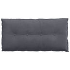 Cuscino per Schiena Grigio scuro 100 x 50 cm Tessuto in Cords