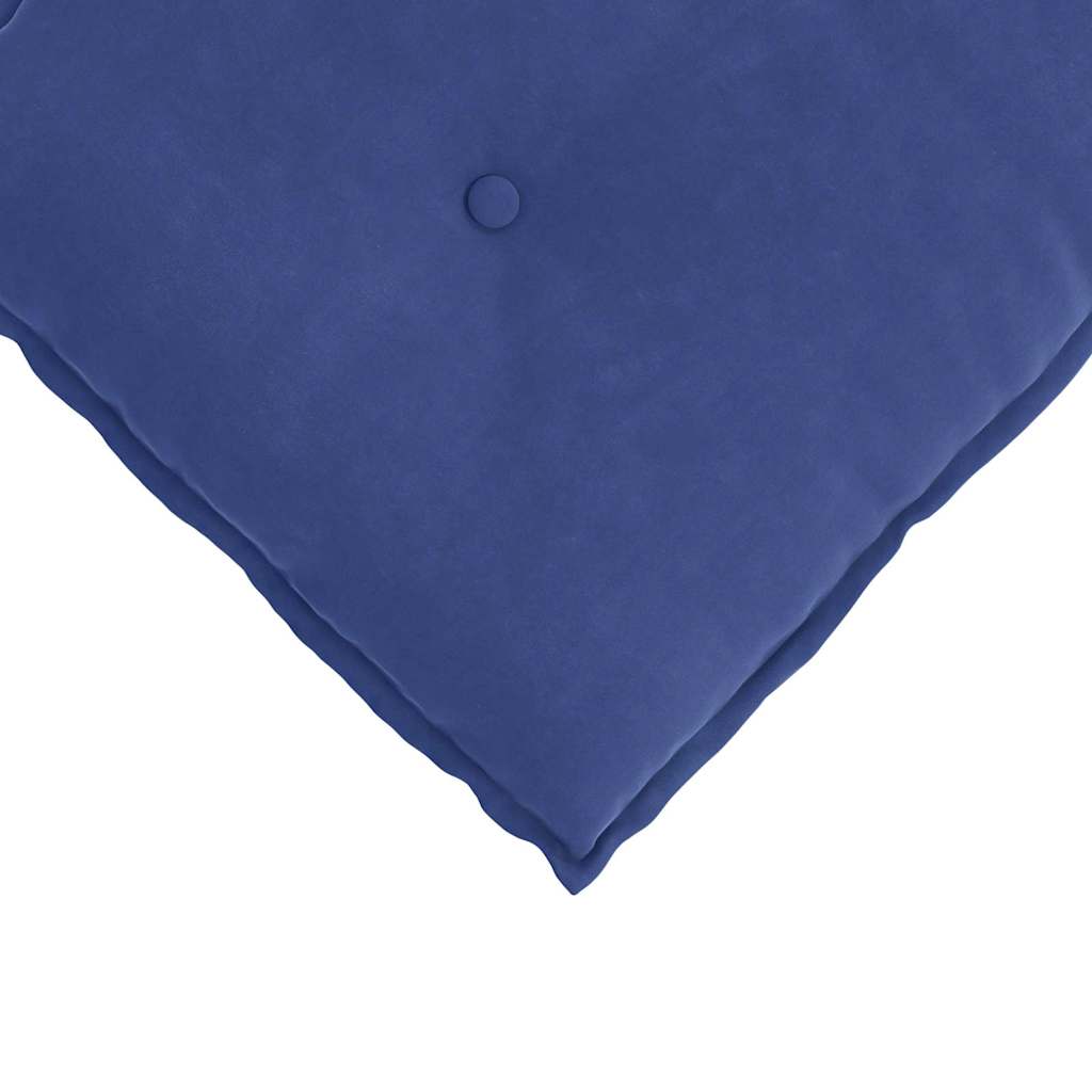 Cuscino per Schiena Blu Polizia 100 x 50 cm Tessuto in Cords