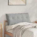 Cuscino per Schiena Grigio chiaro 100 x 50 cm