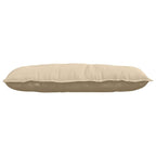 Cuscino per Schiena Crema 100 x 50 cm Tessuto in Microfibra
