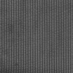 Cuscino per Schiena Grigio scuro 100 x 50 cm Tessuto in Cords
