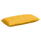 Cuscino per Schiena Giallo Chiaro 100 x 50 cm Tessuto in Cords