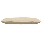 Cuscino per Schiena Crema 120 x 19 x 50 cm Tessuto