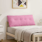 Cuscino per Schiena Rosa 120 x 19 x 50 cm Tessuto