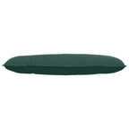 Cuscino per Schiena Verde Scuro 120 x 50 cm Tessuto in Cords