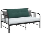 Cuscino per Schiena Verde Scuro 120 x 50 cm Tessuto in Cords