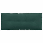 Cuscino per Schiena Verde Scuro 120 x 50 cm Tessuto in Cords