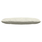 Cuscino per Schiena Crema 120 x 50 cm Tessuto in Cords