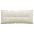 Cuscino per Schiena Crema 120 x 50 cm Tessuto in Cords