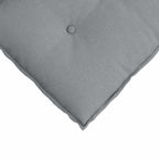 Cuscino per Schiena Grigio chiaro 140 x 19 x 50 cm Tessuto