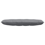 Cuscino per Schiena Grigio chiaro 140 x 19 x 50 cm Tessuto