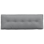 Cuscino per Schiena Grigio chiaro 140 x 19 x 50 cm Tessuto