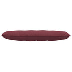 Cuscino per Schiena Rosso Vino 140 x 19 x 50 cm Tessuto
