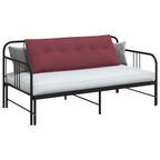 Cuscino per Schiena Rosso Vino 140 x 19 x 50 cm Tessuto