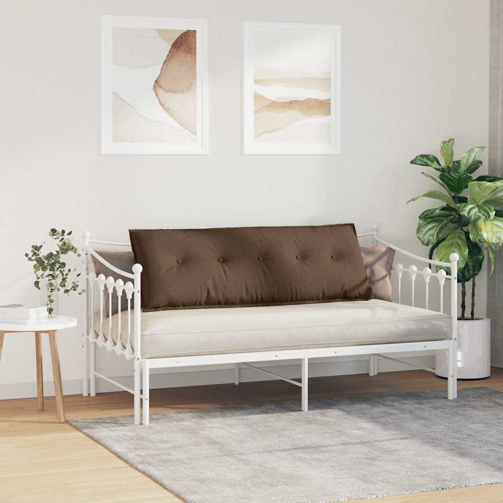 Cuscino per Schiena Marrone 140 x 19 x 50 cm Tessuto