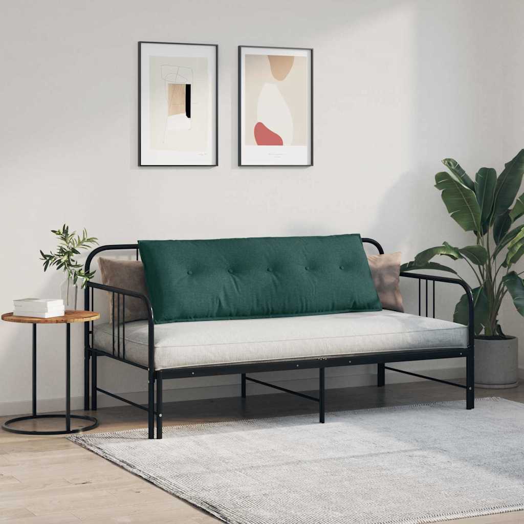 Cuscino per Schiena Verde Scuro 140 x 19 x 50 cm Tessuto