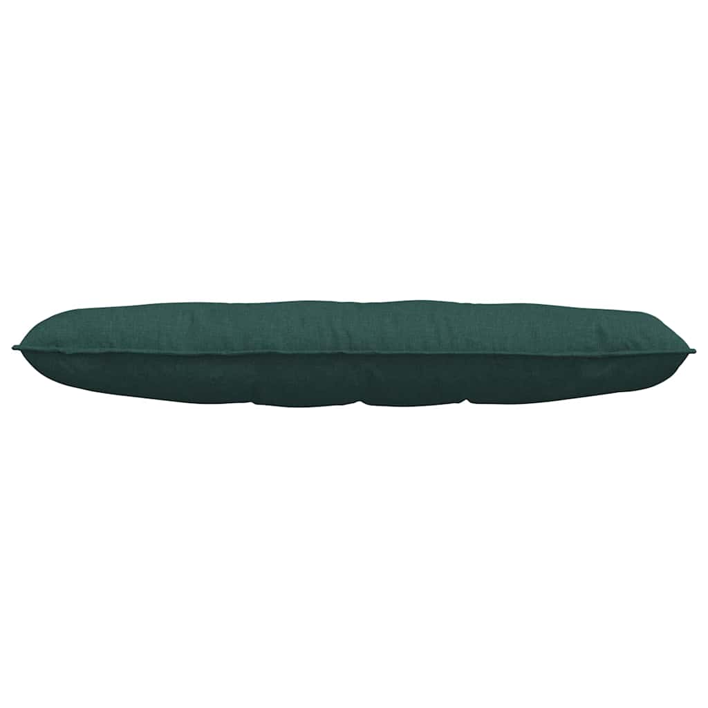 Cuscino per Schiena Verde Scuro 140 x 19 x 50 cm Tessuto