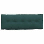 Cuscino per Schiena Verde Scuro 140 x 19 x 50 cm Tessuto