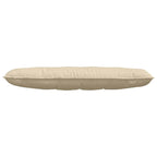 Cuscino per Schiena Crema 140 x 19 x 50 cm Tessuto