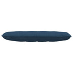 Cuscino per Schiena Blu 140 x 19 x 50 cm Tessuto