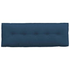 Cuscino per Schiena Blu 140 x 19 x 50 cm Tessuto