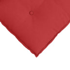 Cuscino per Schiena Rosso 140 x 19 x 50 cm Tessuto