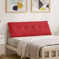 Cuscino per Schiena Rosso 140 x 19 x 50 cm Tessuto
