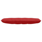 Cuscino per Schiena Rosso 140 x 19 x 50 cm Tessuto