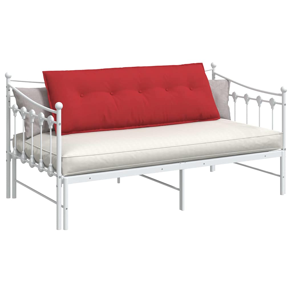 Cuscino per Schiena Rosso 140 x 19 x 50 cm Tessuto