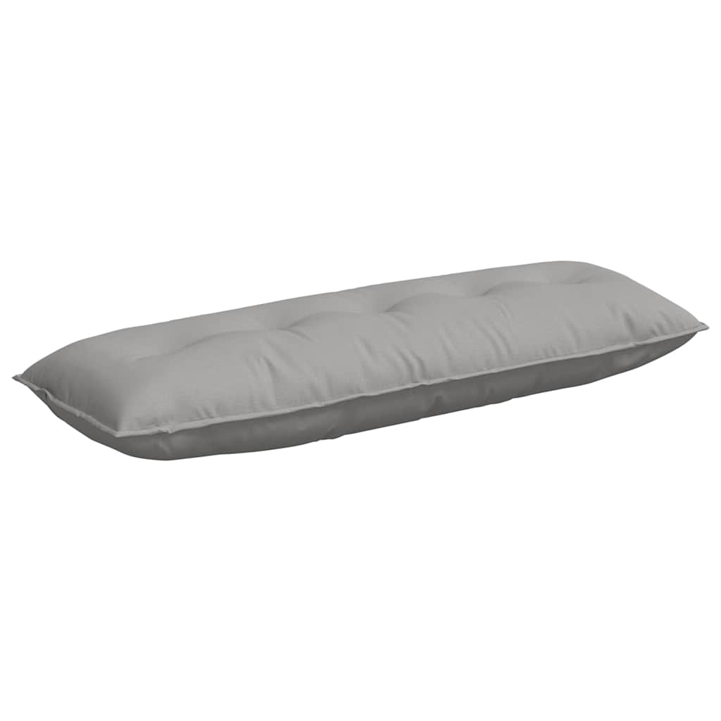 Cuscino per Schiena Grigio Nuvola 140 x 19 x 50 cm Tessuto