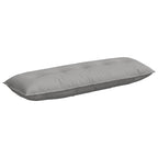 Cuscino per Schiena Grigio Nuvola 140 x 19 x 50 cm Tessuto
