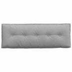 Cuscino per Schiena Grigio Nuvola 140 x 19 x 50 cm Tessuto