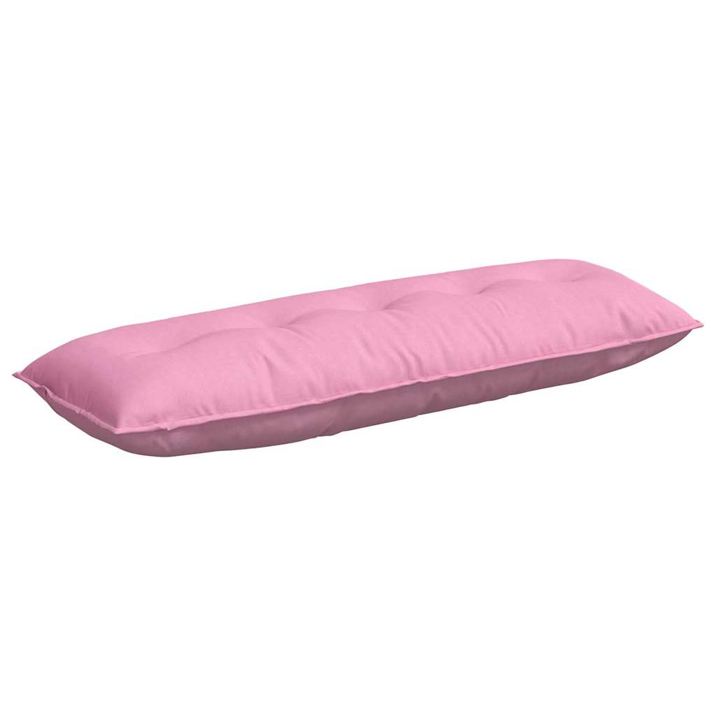 Cuscino per Schiena Rosa 140 x 19 x 50 cm Tessuto