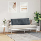Cuscino per Schiena Grigio scuro 140 x 50 cm Tessuto in Cords